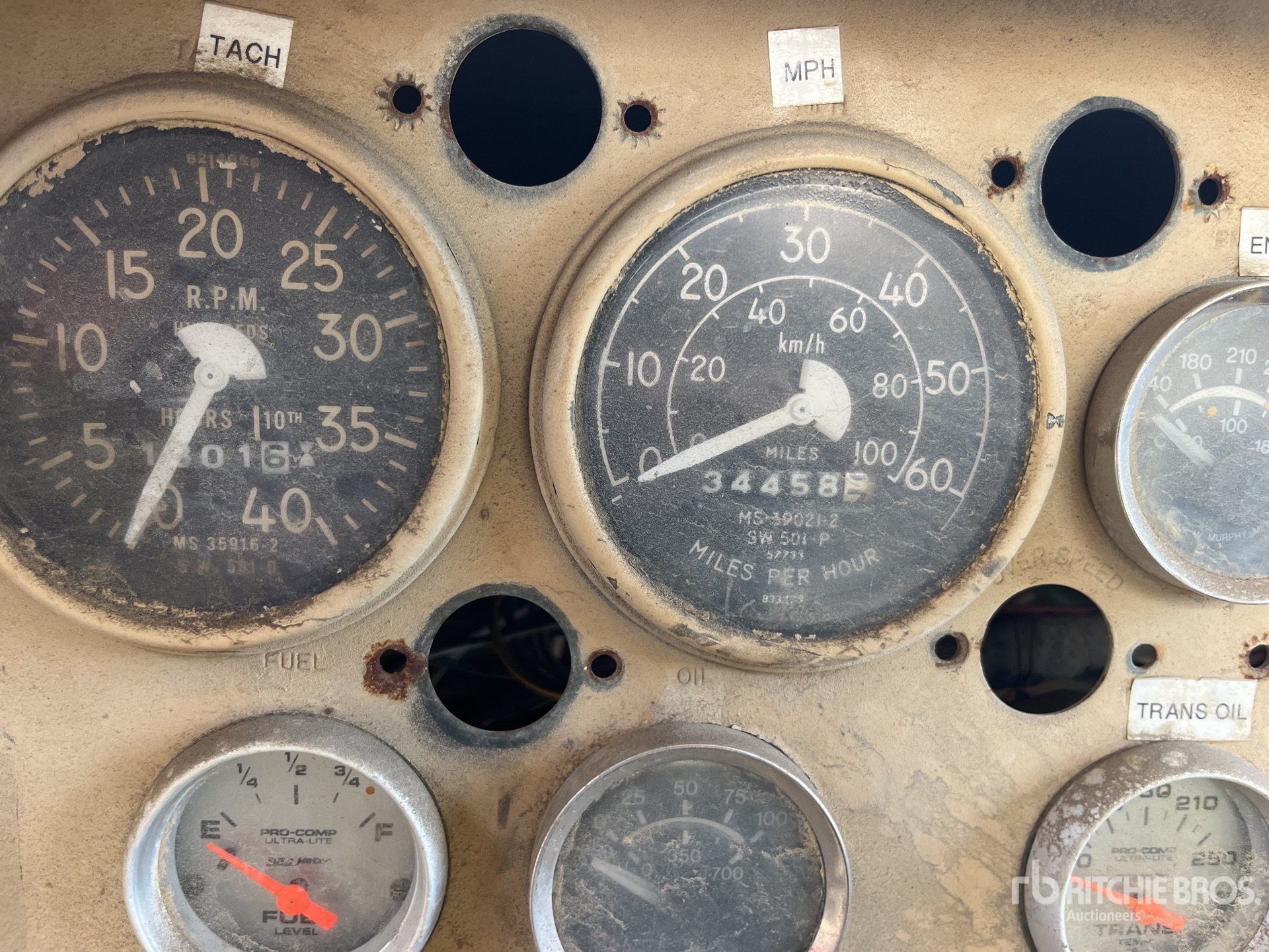 General Appearance with Hour Meter / Odometer