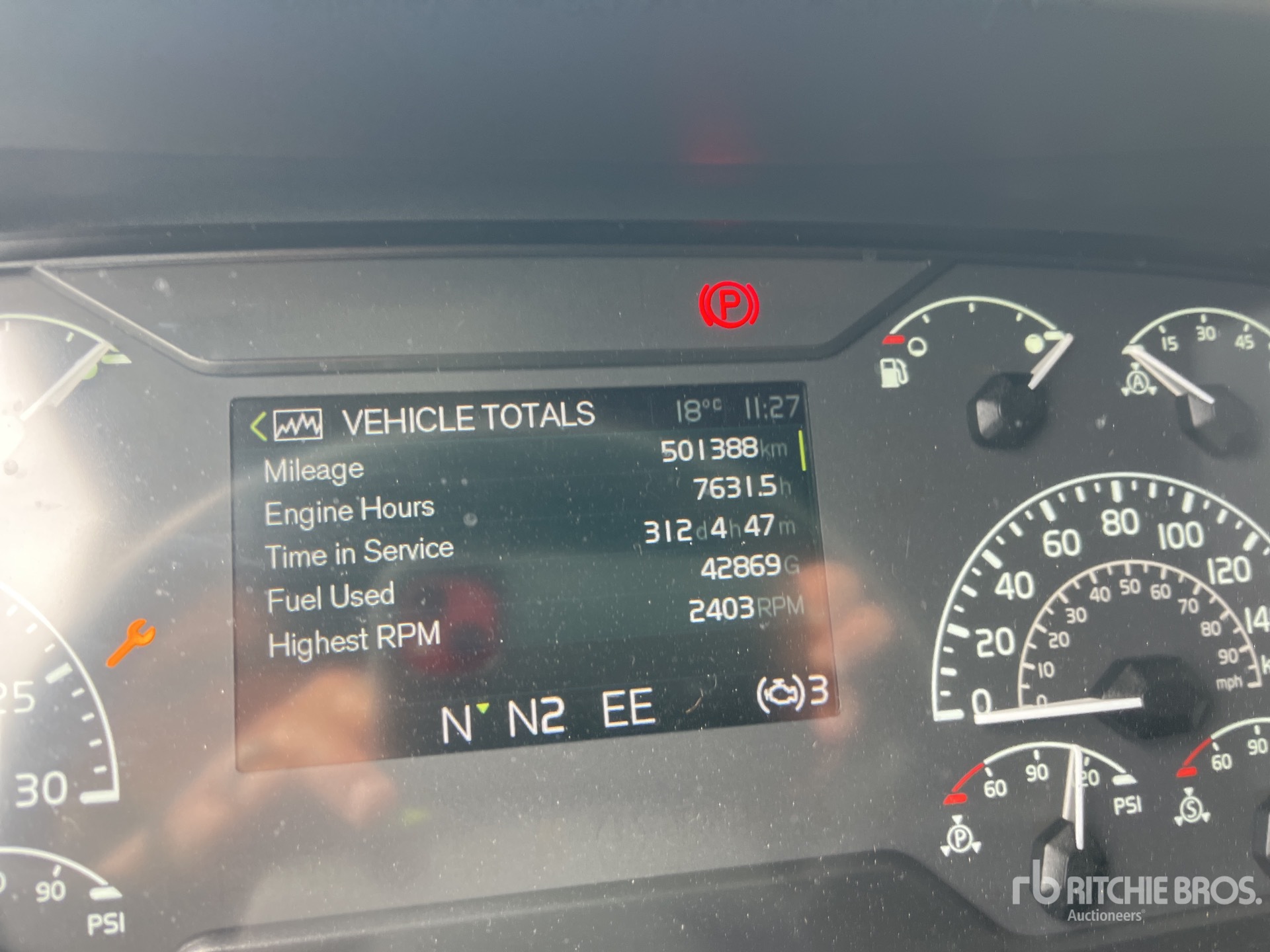 General Appearance with Hour Meter / Odometer