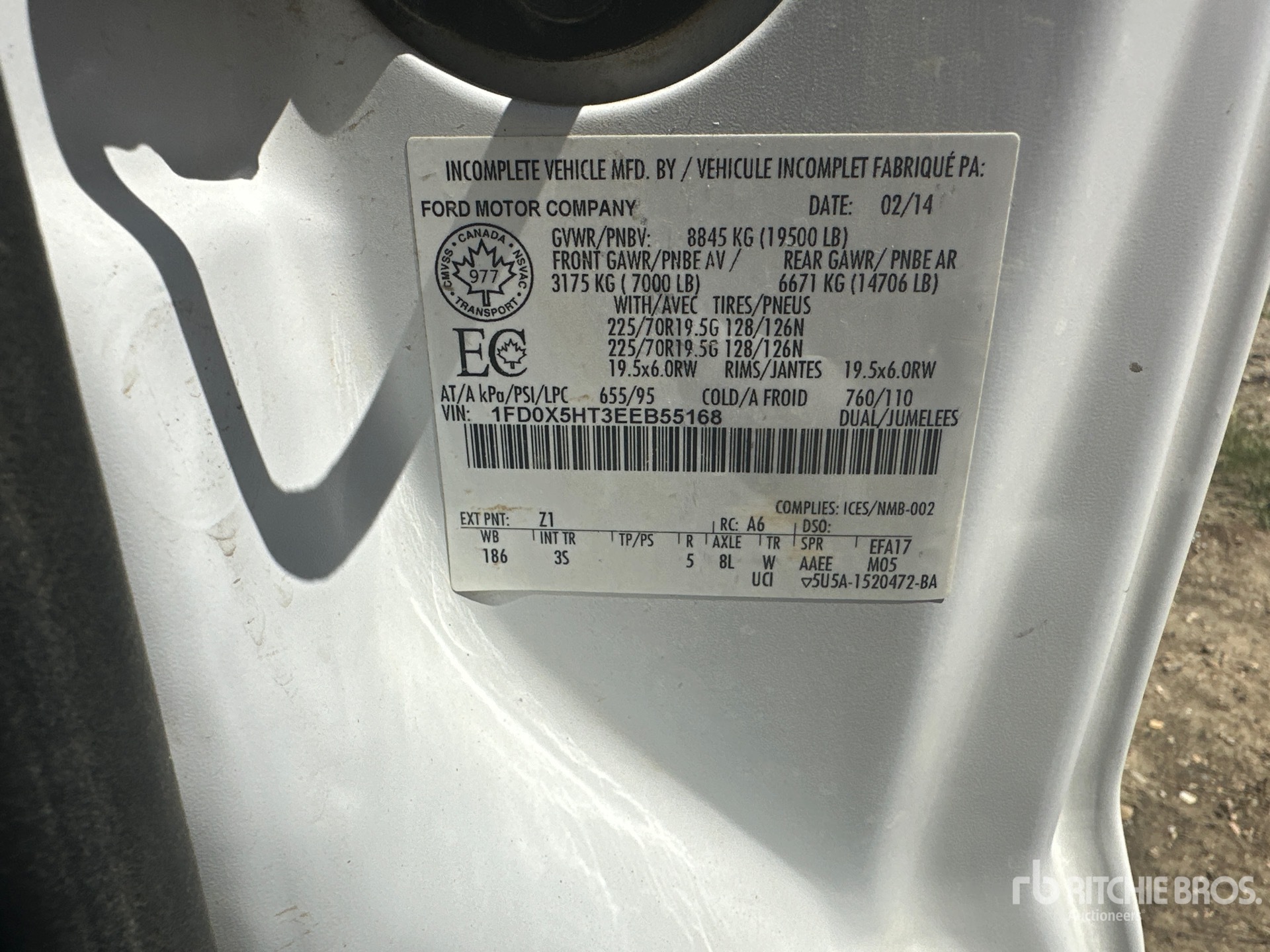 General Appearance with Second Serial Number/VIN Photo
