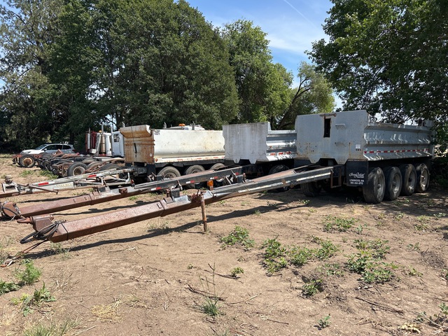 Sturdyweld DS48SA-FRS Quad/A Pup Dump Trailer