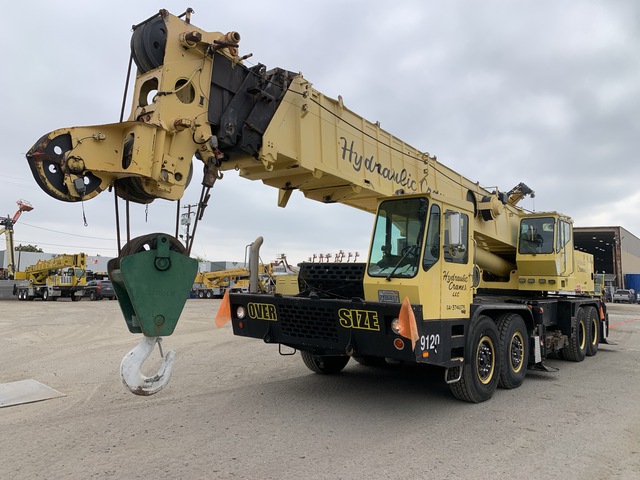 1991 Grove TM9120 240000 lb 8x4 Hydraulic Truck Crane