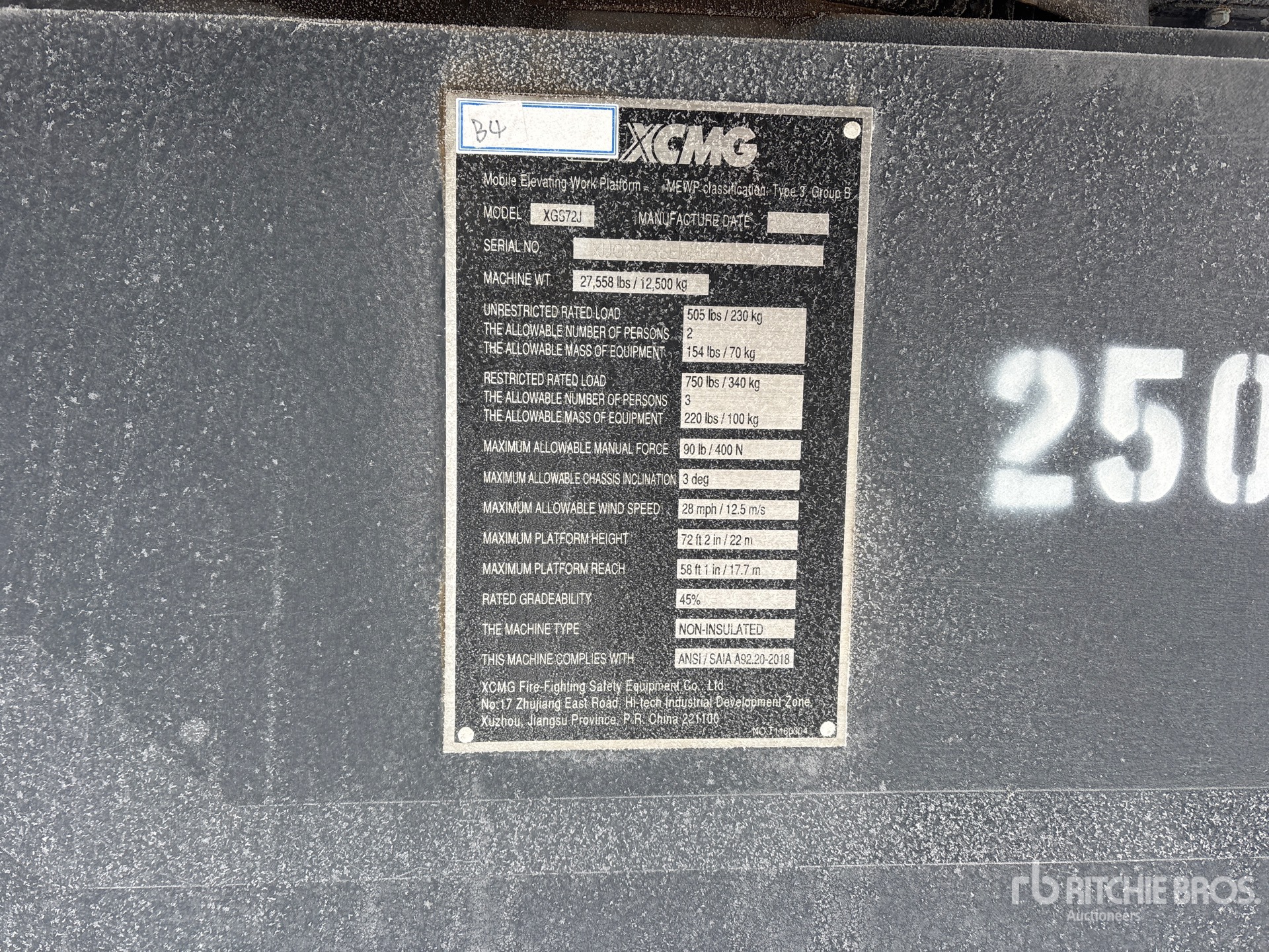 General Appearance with Numero seriale/numero d’identificazione del veicolo (VIN)