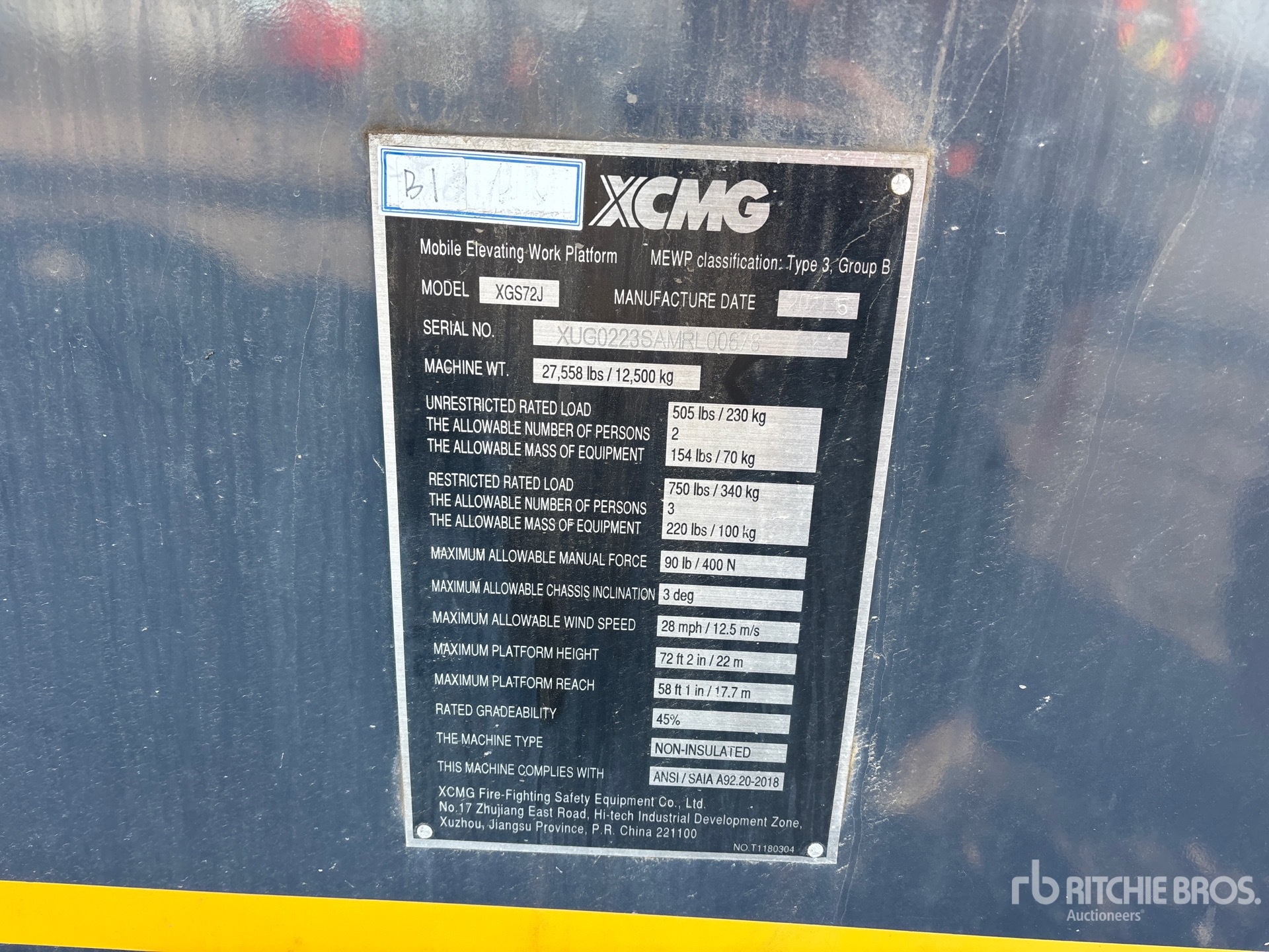 General Appearance with Seriennummer / FIN