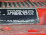 NN589487 - 2022 International LT625: Emission Label