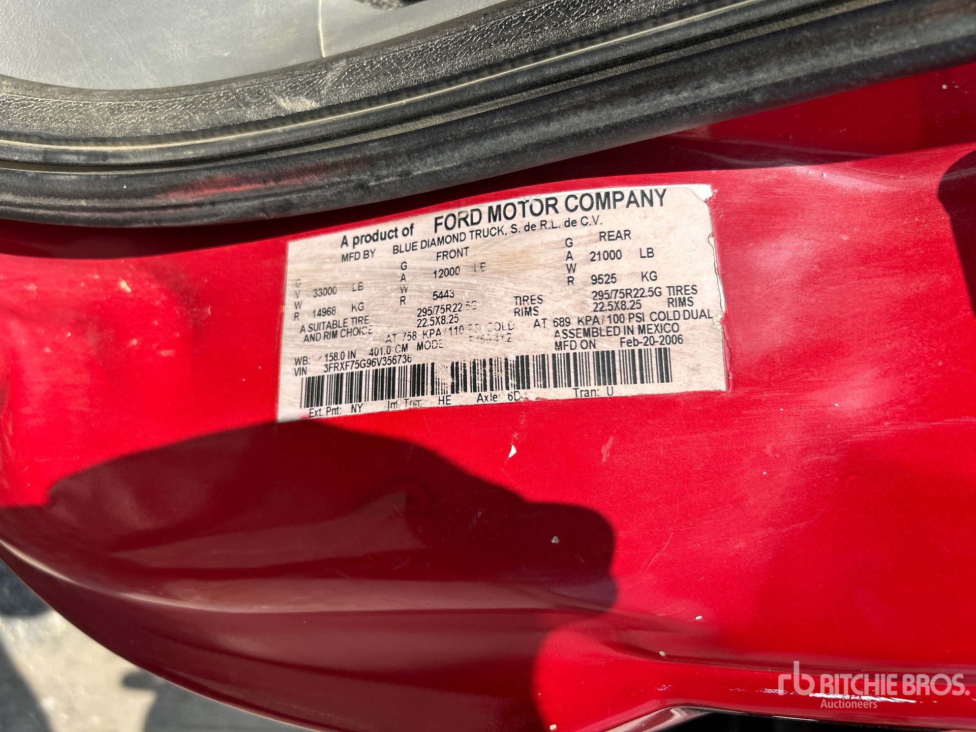 General Appearance with Second Serial Number/VIN Photo
