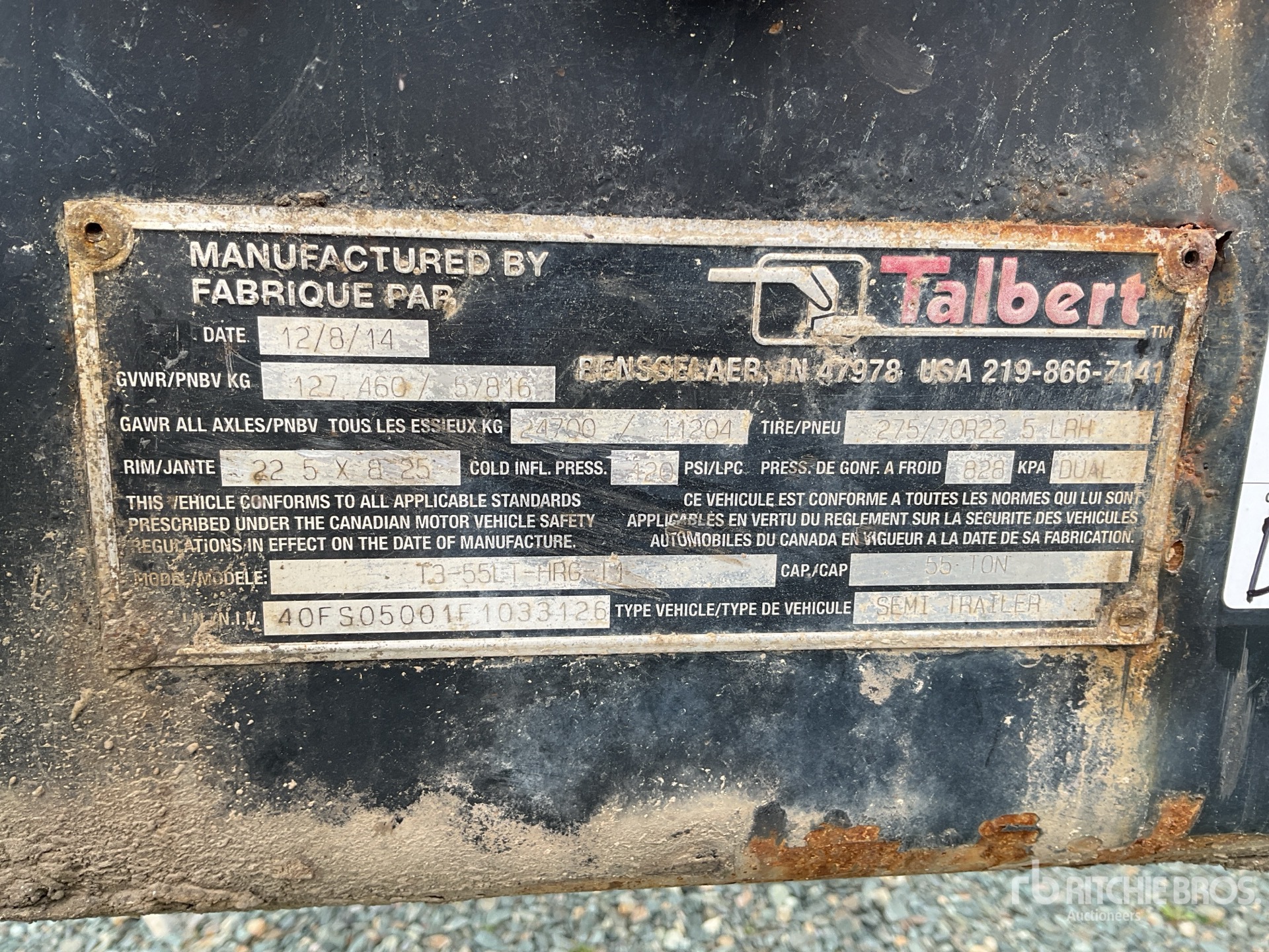 General Appearance with Numéro de série/Numéro d'identification du véhicule automobile