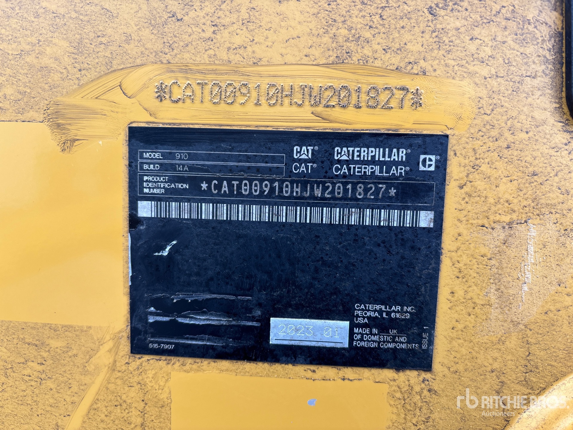 General Appearance with Numero seriale/numero d’identificazione del veicolo (VIN)