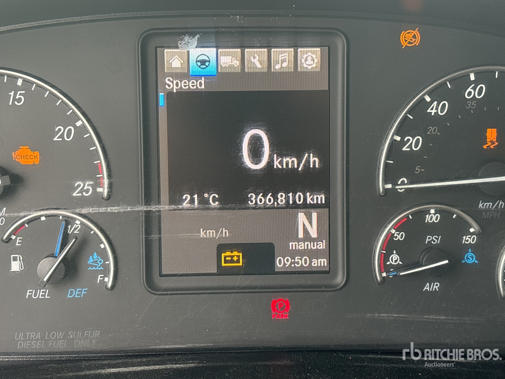General Appearance with Hour Meter / Odometer