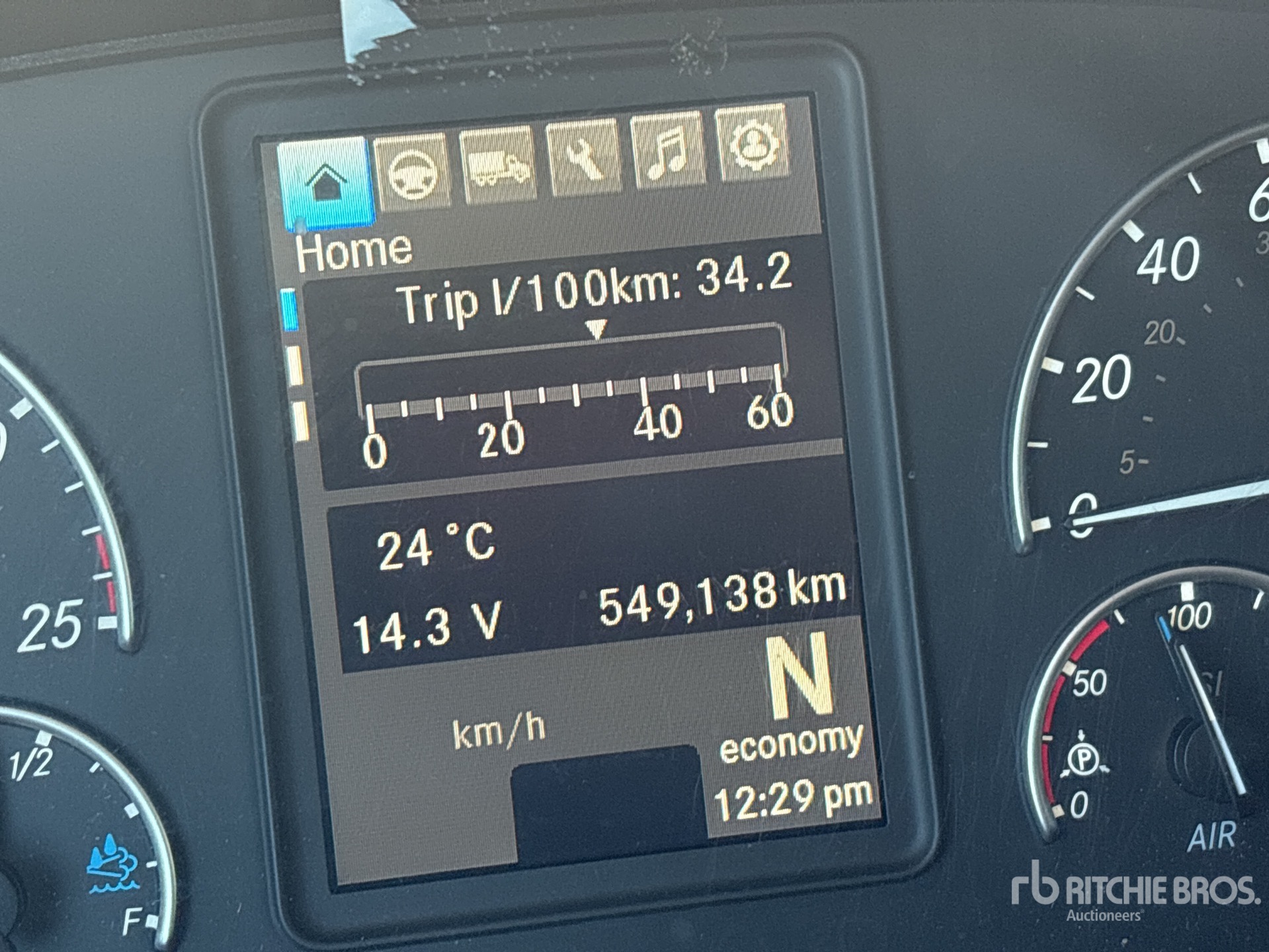 General Appearance with Hour Meter / Odometer