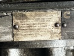 Engine with Emission Label