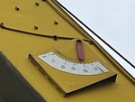 Crane Superstructure with Boom Angle Indicator