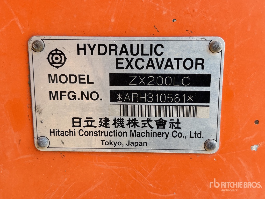 2004 Hitachi ZX-200-LC Tracked Excavator | Ritchie Bros. Auctioneers
