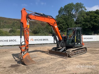 RESCUE　HITACHI RAS-AJ12N 2022 Hitachi ZX85USB-6 Tracked Excavator | Ritchie Bros. Auctioneers
