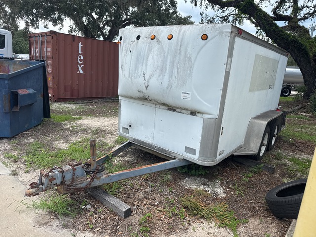 1980 Fruehauf 12 ft T/A Enclosed Trailer