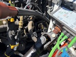 Engine with Air Compressor