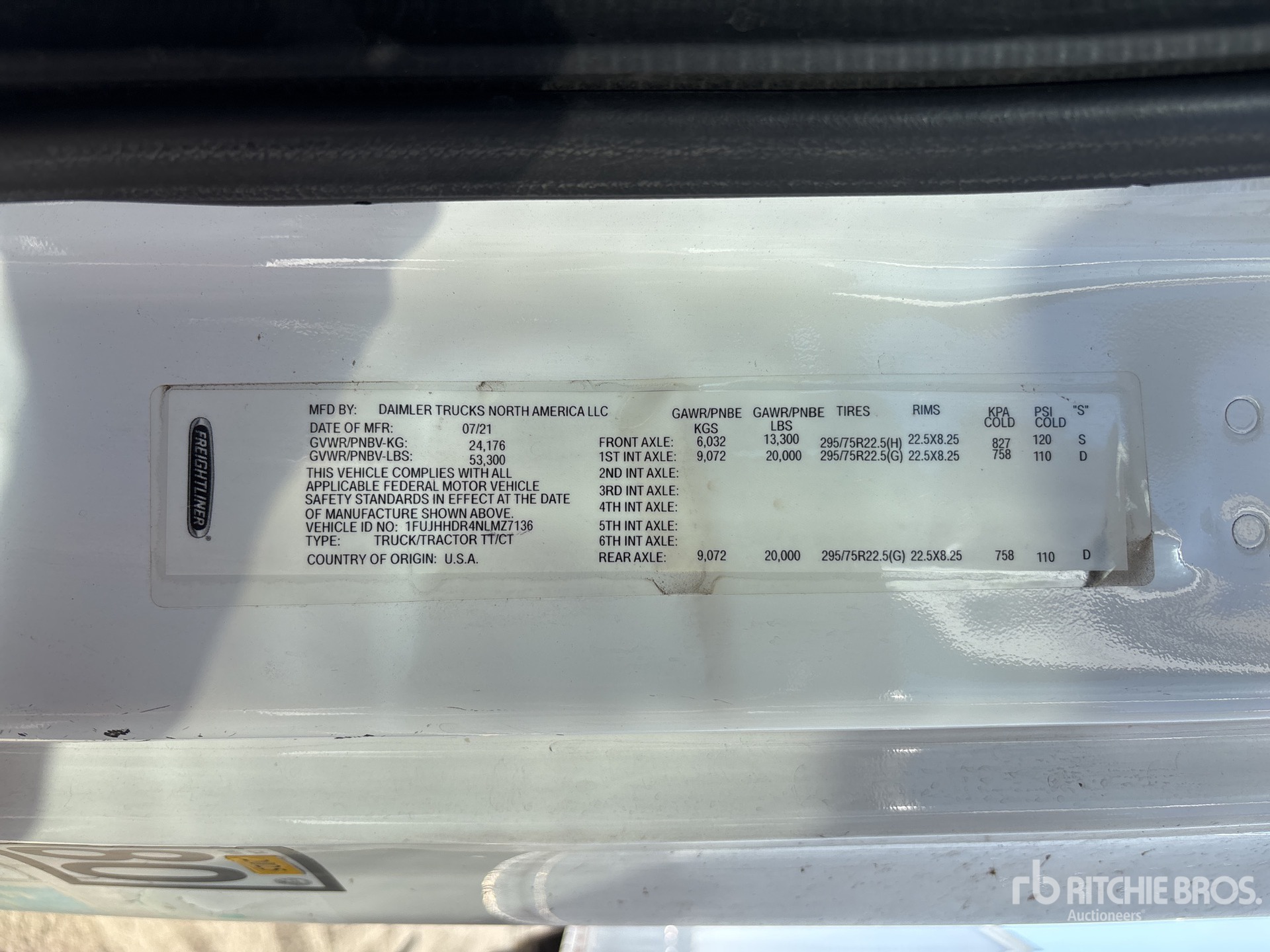 General Appearance with Numéro de série/Numéro d'identification du véhicule automobile