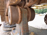 Undercarriage with Left Carrier Rollers