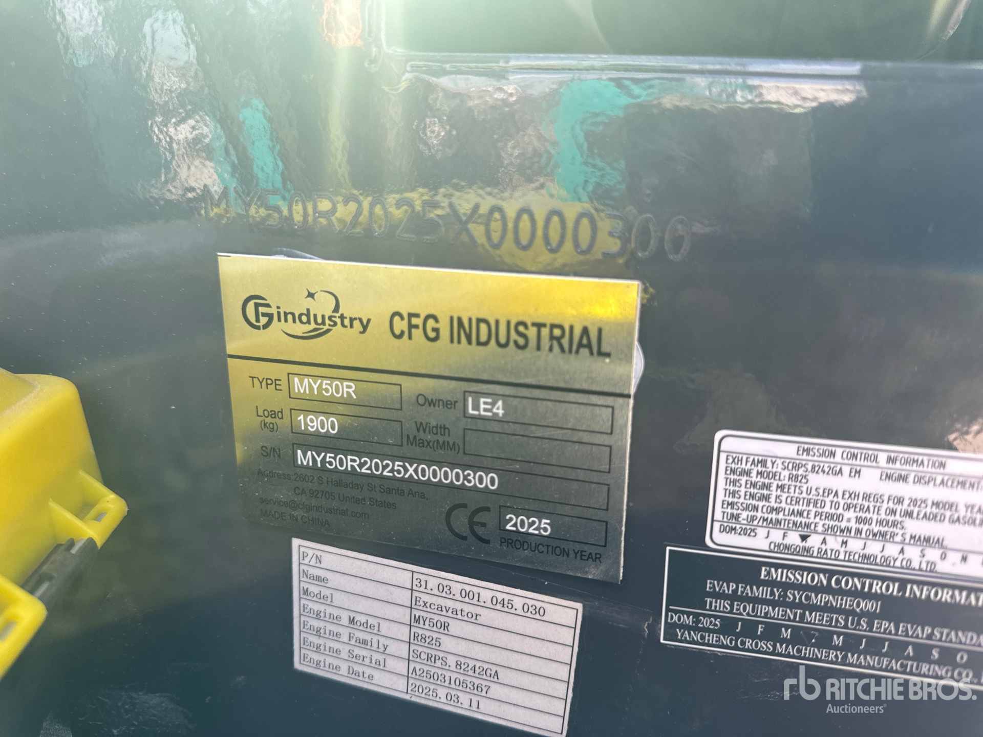 General Appearance with Numéro de série/Numéro d'identification du véhicule automobile