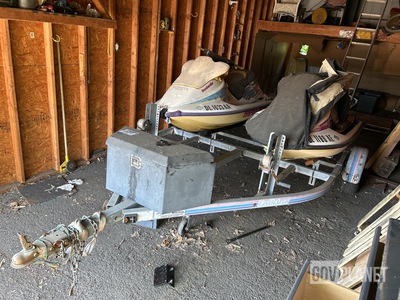 (2) Seadoo Bombadier Jet Ski's w/Trailer