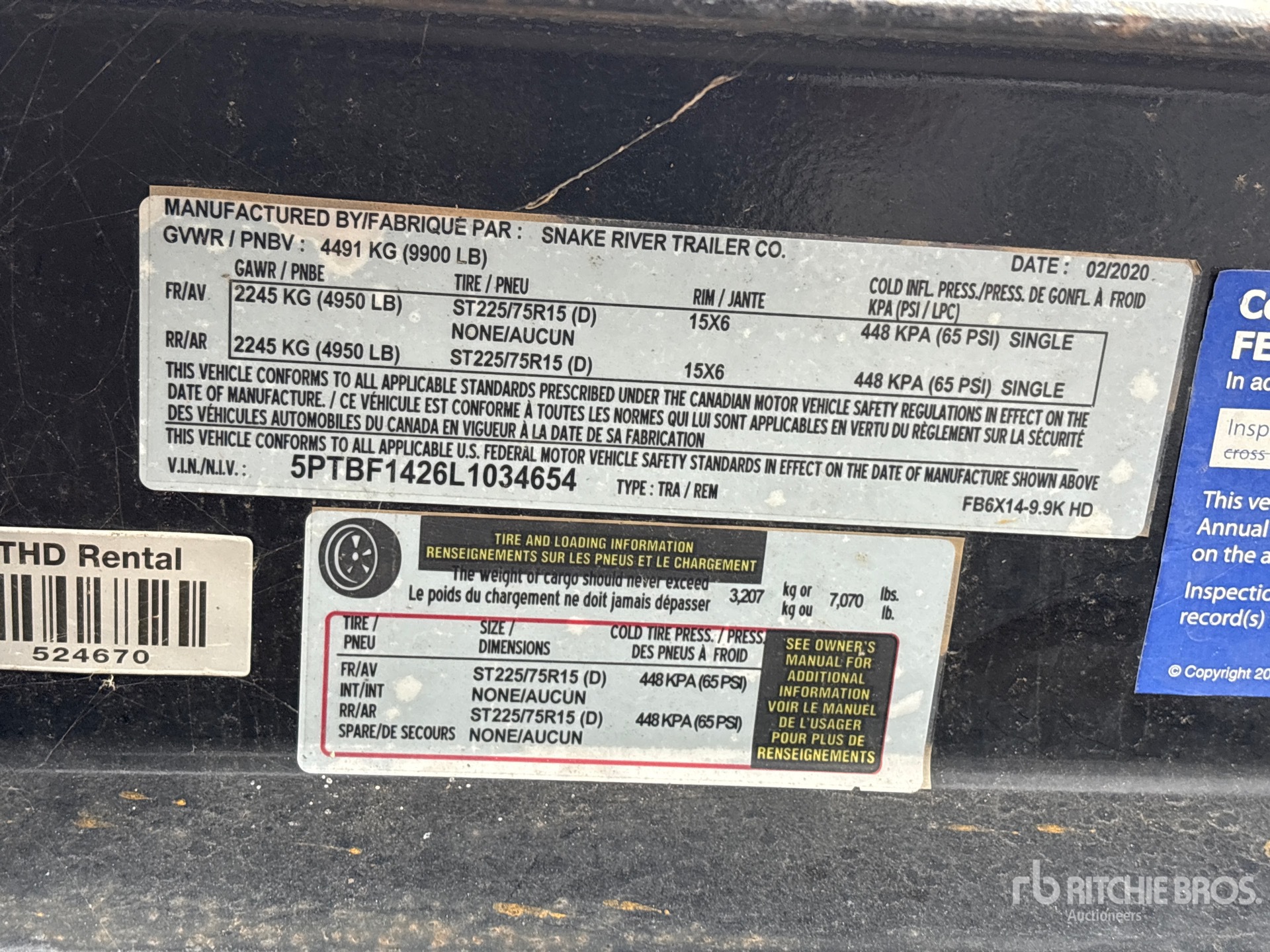 General Appearance with Numer seryjny/numer identyfikacyjny pojazdu