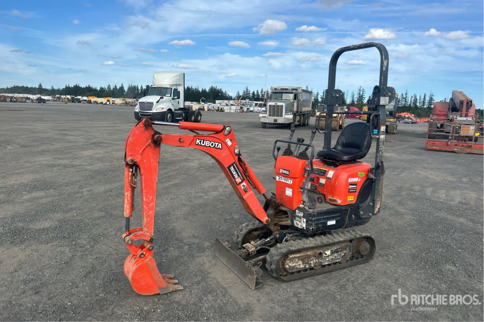 EXCAVADORA 2018 KUBOTA K008T4
