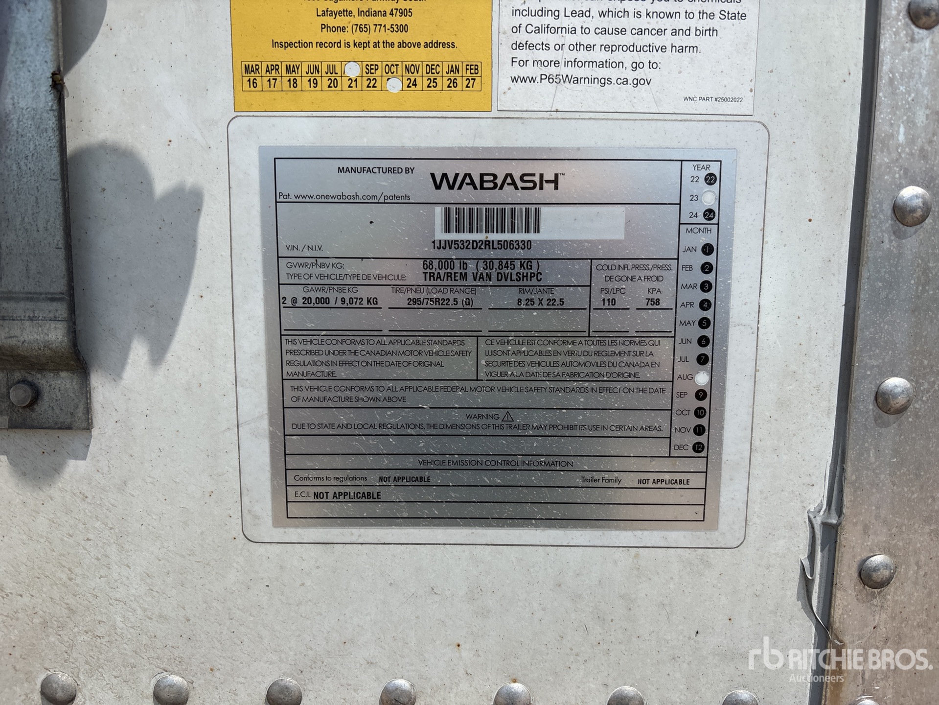 General Appearance with Seriennummer / FIN