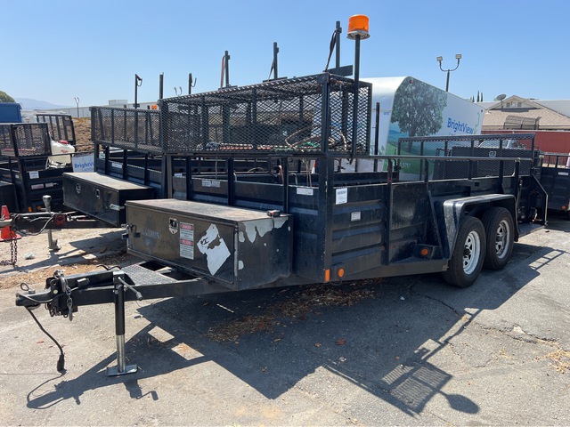 2010 Marksman 14 ft T/A Landscape Trailer