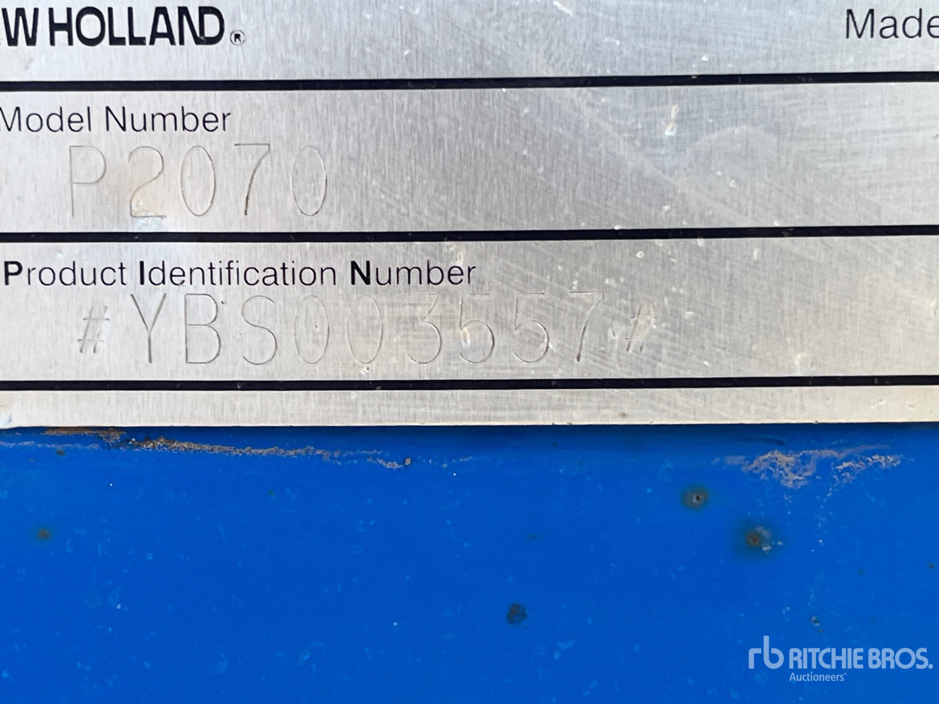 General Appearance with N.º de serie/VIN