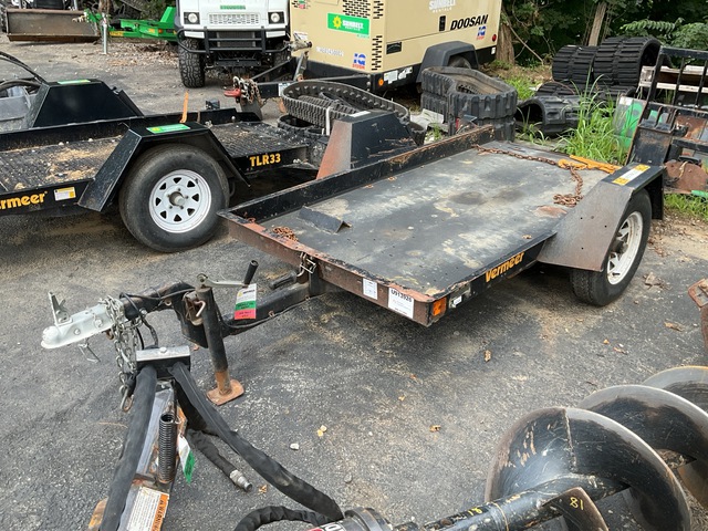 2010 Vermeer TLR30LD 8 ft S/A Trencher Trailer