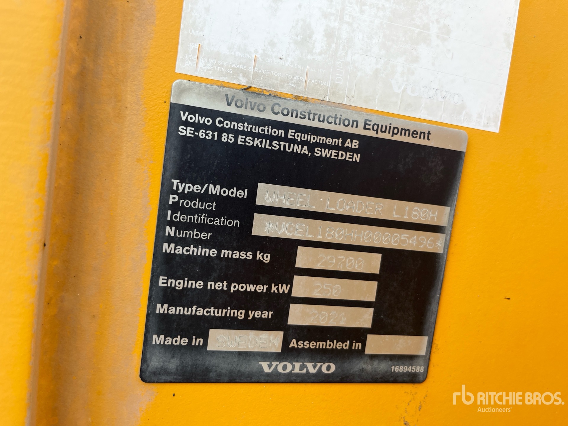 General Appearance with Numéro de série/Numéro d'identification du véhicule automobile