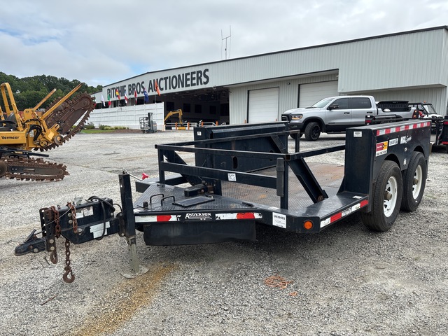 2018 Anderson HGL10612 12 ft T/A Ground Load Trailer