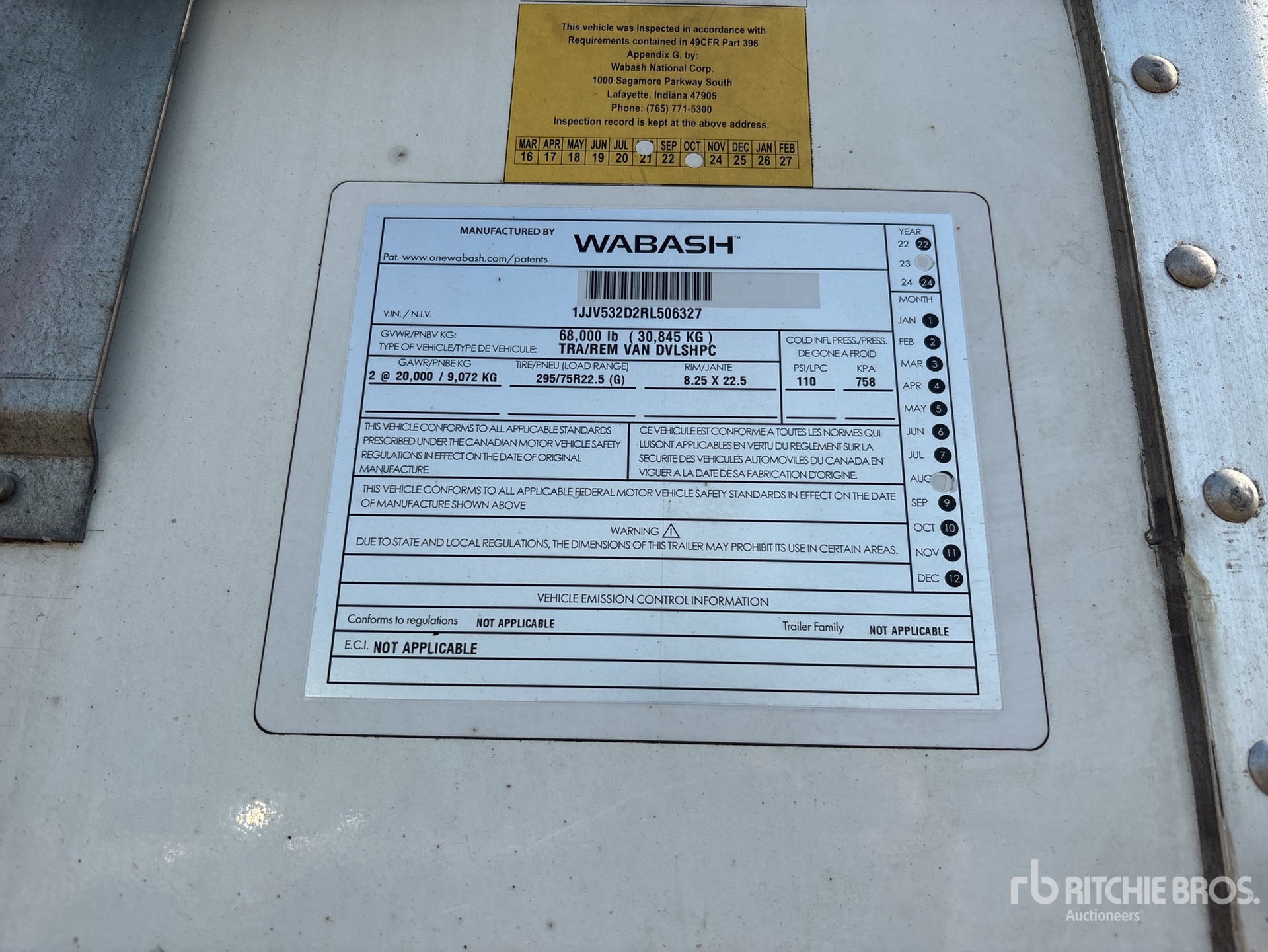 General Appearance with Seriennummer / FIN