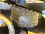 Engine with Emission Label