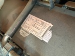 Engine with Emission Label