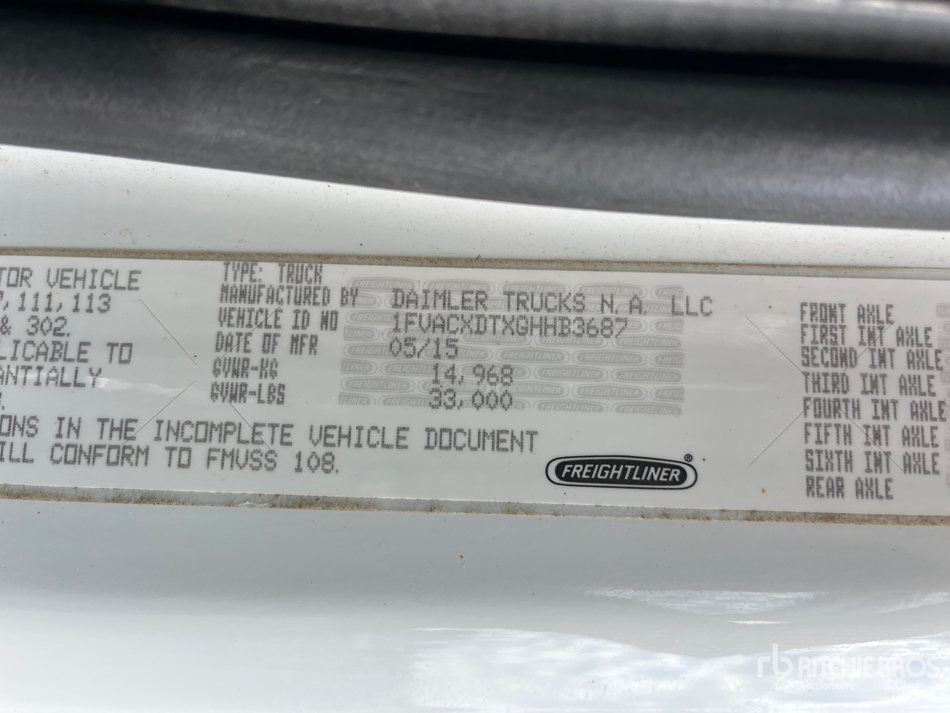 General Appearance with Numéro de série/Numéro d'identification du véhicule automobile