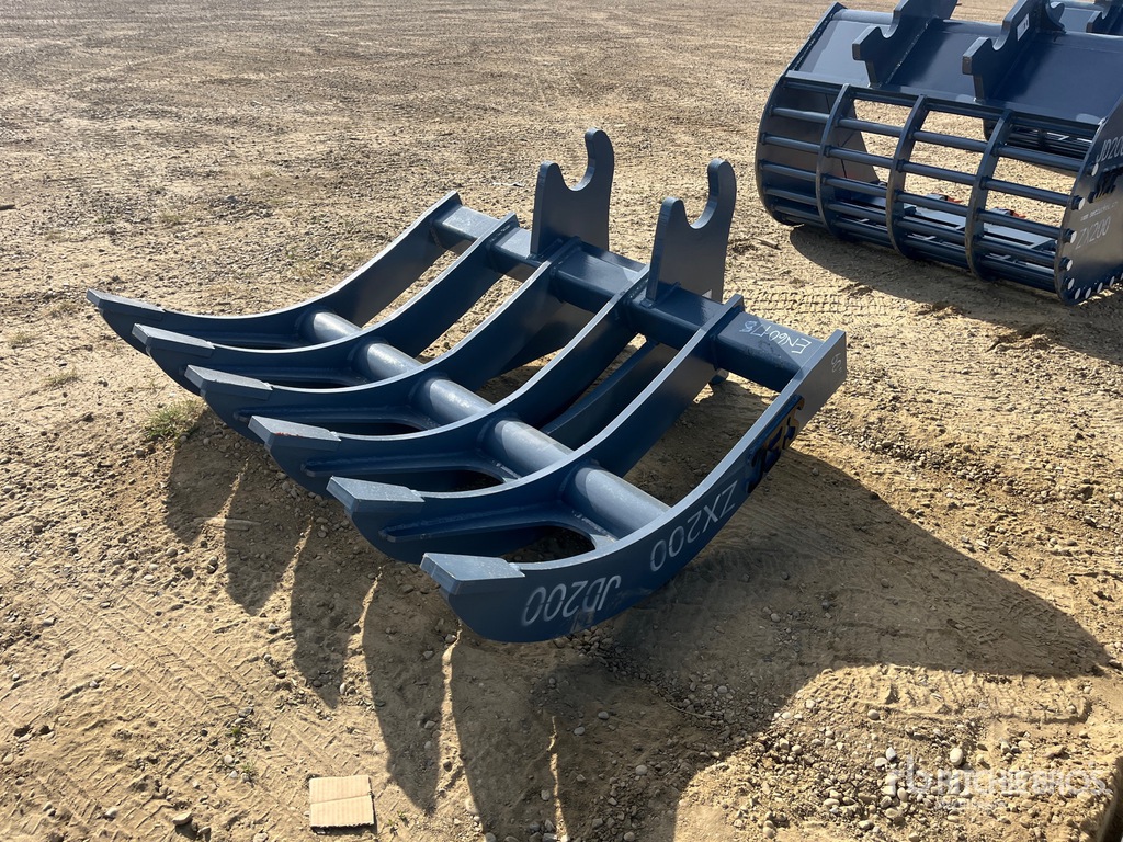 SEC 60 in Q/C Excavator Rake - Fits Hitachi ZX200 (Unused