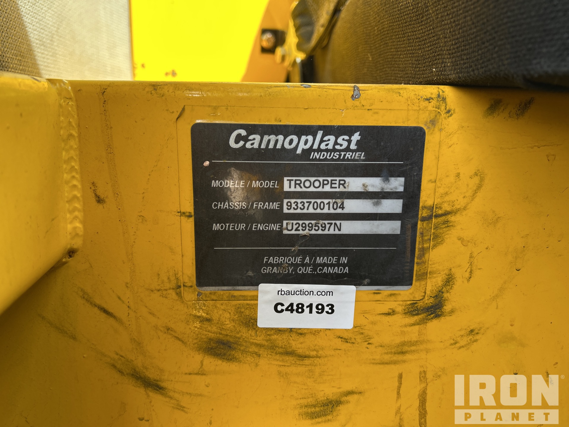 General Appearance with Seriennummer / FIN