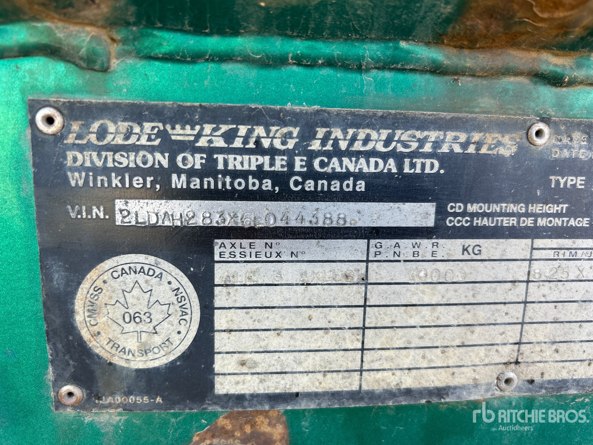 General Appearance with Numéro de série/Numéro d'identification du véhicule automobile