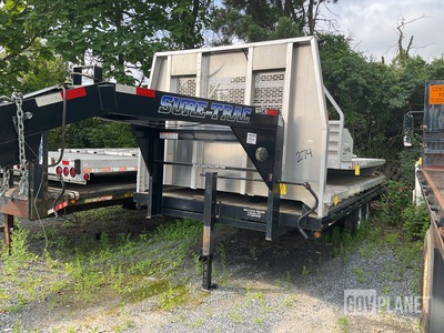 2015 Fabrique ST1G2164PTD02A-B-100 Gooseneck Trailer w/ (2) Aluminum Bodies