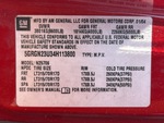 General Appearance with Numéro de série/Numéro d'identification du véhicule automobile