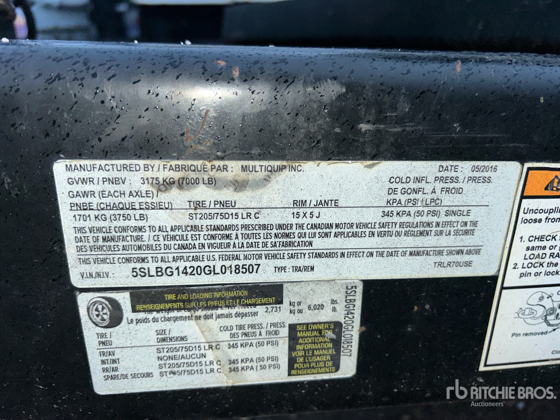 General Appearance with Numer seryjny/numer identyfikacyjny pojazdu