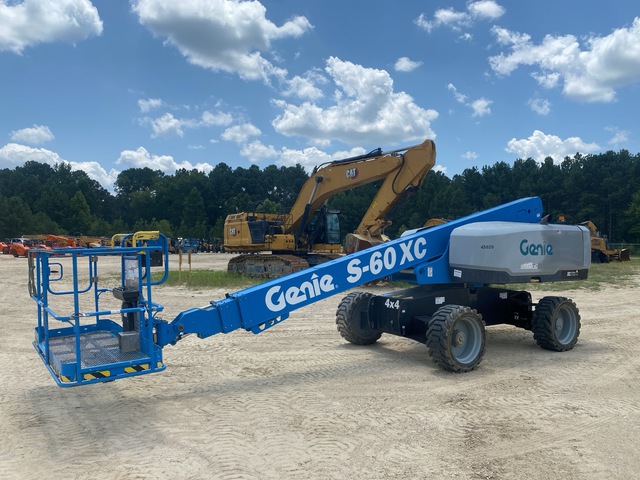 2019 Genie S-60XC 4WD Diesel Telescopic Boom Lift