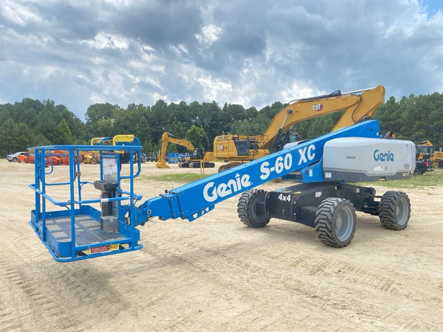 2019 Genie S-60XC 4WD Diesel Telescopic Boom Lift