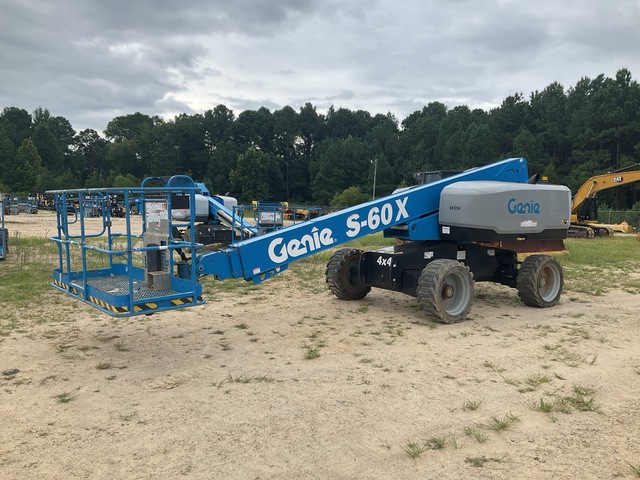 2017 Genie S-60X 4WD Diesel Telescopic Boom Lift