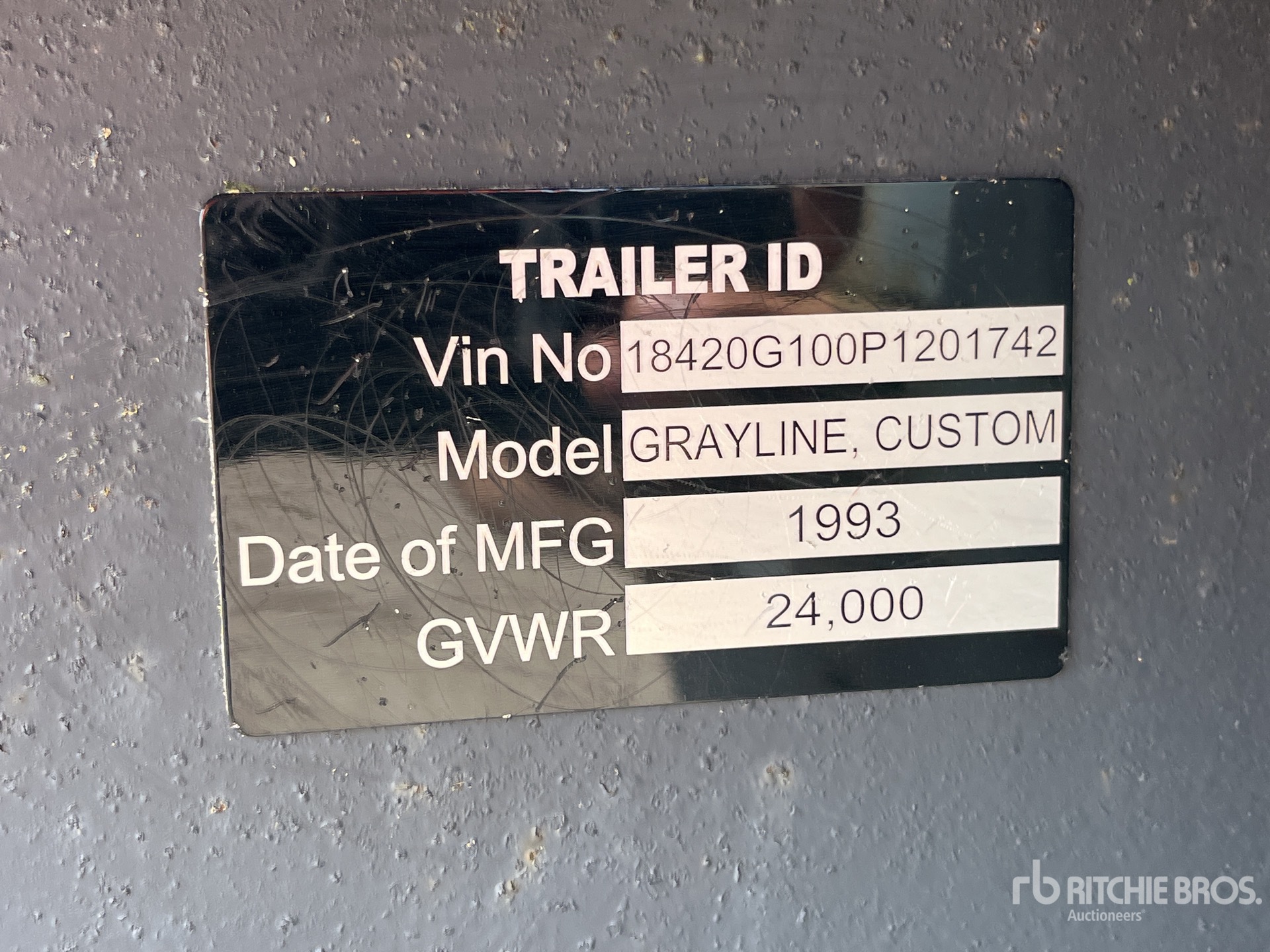 General Appearance with Numer seryjny/numer identyfikacyjny pojazdu
