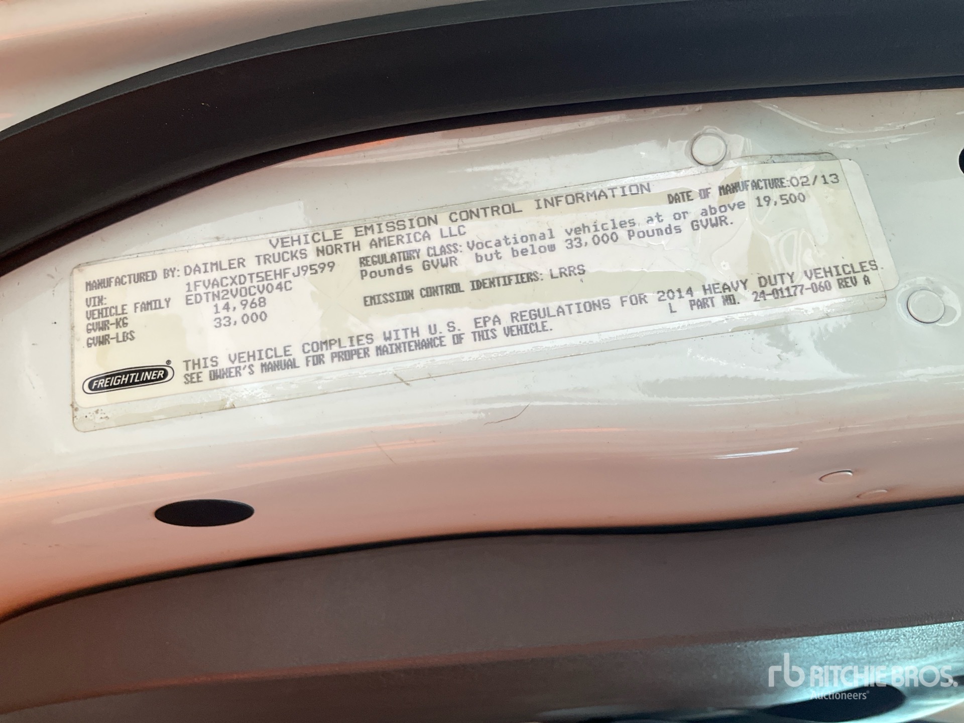 General Appearance with Numéro de série/Numéro d'identification du véhicule automobile