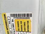 General Appearance with Second Serial Number/VIN Photo