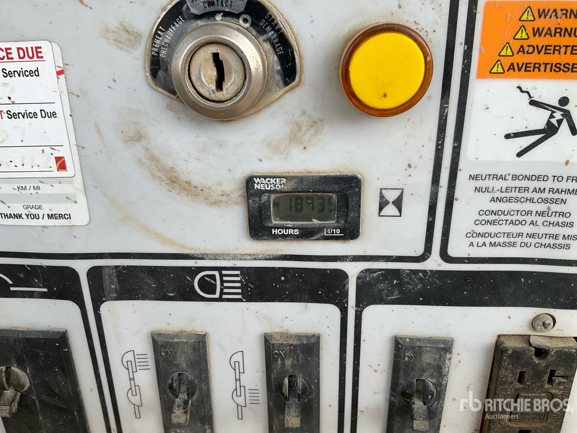 General Appearance with Hour Meter / Odometer