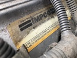Engine with Emission Label