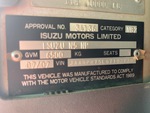 General Appearance with Numéro de série/Numéro d'identification du véhicule automobile